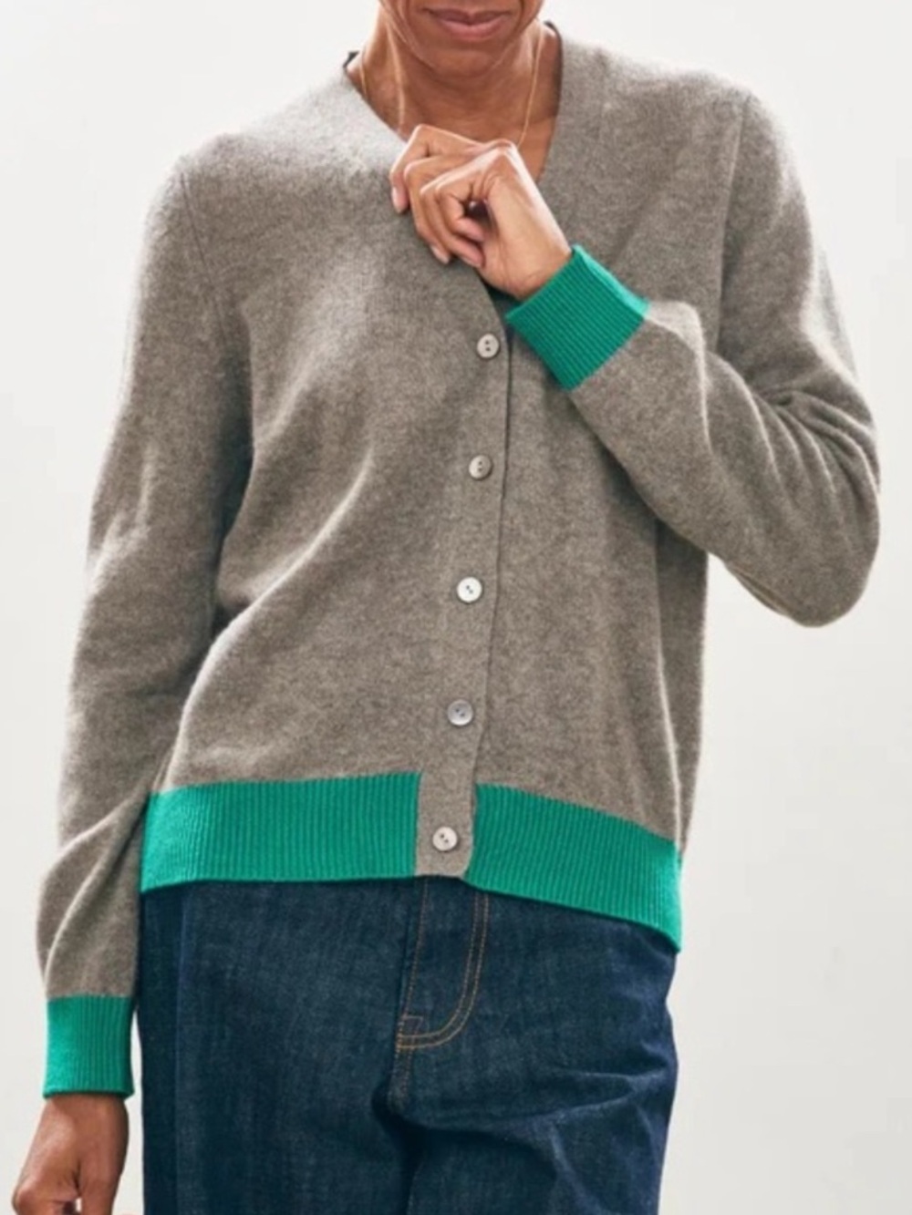 Jumper 1234 Cashmere Cardigan Sweater S